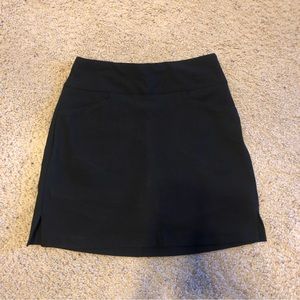 Black Athletic/Golf Skirt